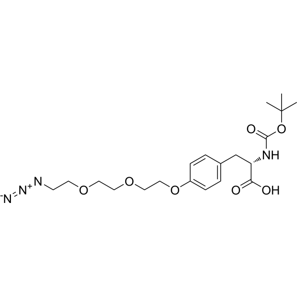 Boc-L-Tyr(PEG(3)-N3)-OH 1831059-64-3